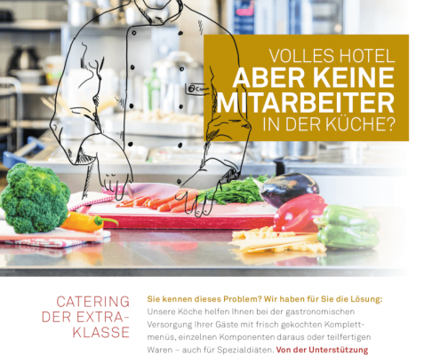 Flyer für Hotel Catering von Contento