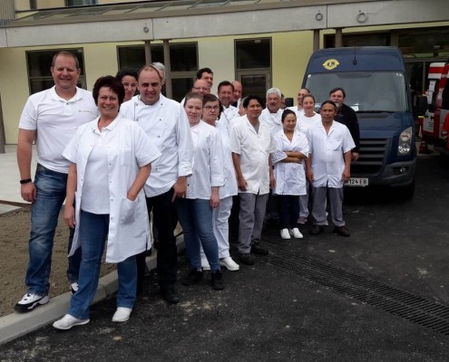 Geschäftsführung, Operations Manager, Bereichsleiter und Küchenteam von Contento in Kritzendorf