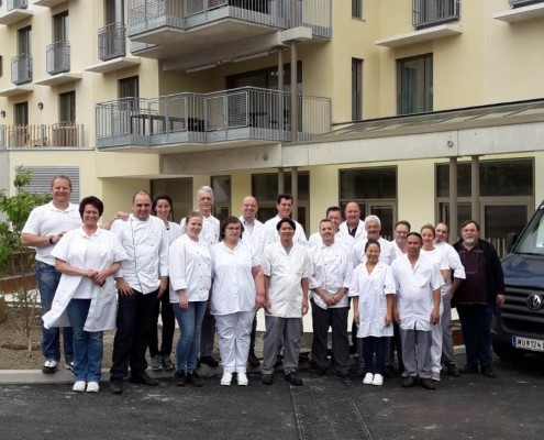 Geschäftsführung, Operations Manager, Bereichsleiter und Küchenteam von Contento in Kritzendorf